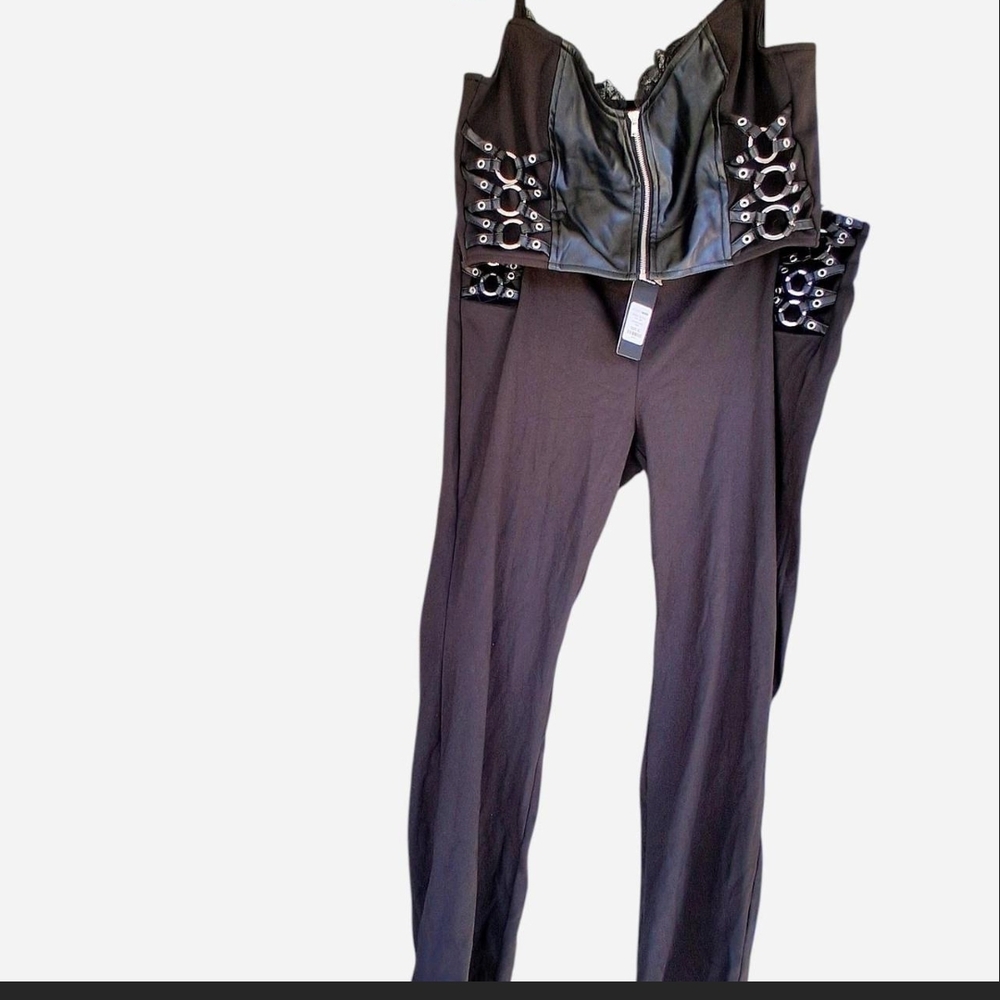 Black Corset Jumpsuit